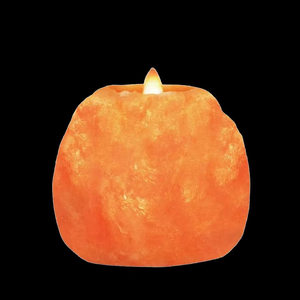 Portavelas y Lámparas de Sal Rosa del Himalaya Natural de Alta Calidad, Artesanías Decorativas Elegantes - Product Image 4