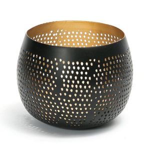 ชุดที่ใส่เทียนทรงกระบอกโลหะ 3 ชิ้น พร้อมลวดลายฉลุ สำหรับตกแต่งบ้าน - Product Image 3
