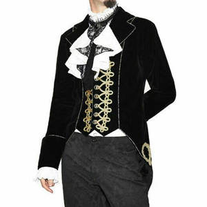 Chaqueta Retro Steampunk Gótica para Hombre, Chaqueta Negra con Cuello en V y Cola de Golondrina, 2026 - Product Image 5