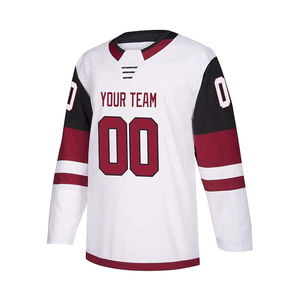 Maillot de hockey sur glace décontracté surdimensionné de haute qualité, meilleur prix avec technique d'impression du nom de l'équipe OEM - Product Image 1