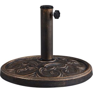Base de Metal Bronce para Sombrilla de Patio, 22 lb, para Uso en Exteriores, Jardín, Playa, Hotel - Product Image 1