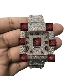 Montre à quartz unisexe de luxe Shreeji Jewels, cadran carré analogique, date, bracelet en acier inoxydable, mouvement mécanique, GPS, métal - Product Image 1