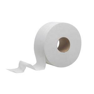 Rouleau de papier toilette géant en pâte vierge gaufrée, sûr pour les fosses septiques, grand format, hygiénique, économique, en gros - Product Image 1