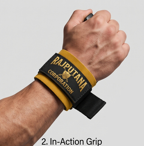 Heavy Duty Lifting Wrist Straps Lifting Hooks with Wrist Straps Weightlifting Pull-Ups Hook Ankle Straps Unisex - Product Image 2