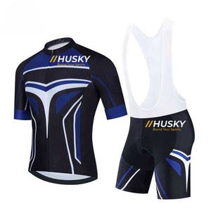 Jersey de Ciclismo Personalizado Azul de Manga Corta, Ecológico, 100% Poliéster, Unisex, Alta Elasticidad, Logotipo Frontal - Product Image 6