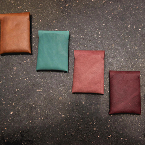 Tough Stitchless Leather <b>Wallet</b> Minimalist Card Case Genuine Leather Slim No Stitch <b>RFID</b> <b>Blocking</b> Men Pocket SLW-0044 - Product Image 1