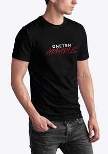เสื้อยืดคอกลมแขนสั้นสีดำสำหรับผู้ชายพิมพ์ลายตัวอักษรเสื้อลำลอง - Product Image 2