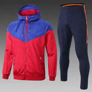 Chaqueta deportiva con cremallera 100% poliéster, de nailon ligero, estilo oversized, para mujer, personalizada, de alta calidad, informal, con bloques de color, cortavientos. - Product Image 4