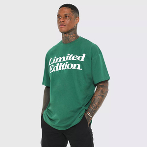 เสื้อยืด SOLID FIGHTER ผู้ชาย สไตล์ฮิปฮอป ขายส่ง คุณภาพสูง ผ้าฝ้าย 100% เป็นมิตรกับสิ่งแวดล้อม ทรงโอเวอร์ไซส์ กันยับ กันลม ระบายอากาศได้ดี - Product Image 3