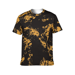 Servicio OEM, Camisetas Tie Dye para Hombre, Cuello Redondo, Corte Corto, Tallas Grandes, Ropa de Verano, Camisetas Tie Dye Transpirables Personalizadas - Product Image 4