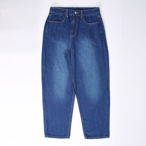 Pantalones Vaqueros de Invierno para Mujer, Tallas Grandes, Personalizados al por Mayor, Cómodos, Cintura Media, Corte Regular, Casuales, Ajustados, 100% Algodón, de Fábrica - Product Image 2