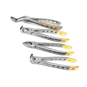 Ensemble de 4 forceps d'extraction dentaire à préhension profonde, anti-traumatiques, avec revêtement diamanté, en acier inoxydable - Product Image 3