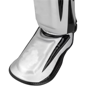 Protège-tibias en cuir pour le kick-boxing, pour adultes, arts martiaux, protection antidérapante, marron, qualité supérieure, Rash Guard en cuir - Product Image 4