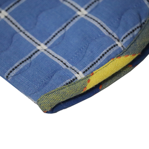 Proveedor de Guantes de Horno de Algodón Orgánico Profesional con un Atractivo Diseño a Cuadros Teñido con Hilo en India - Product Image 3