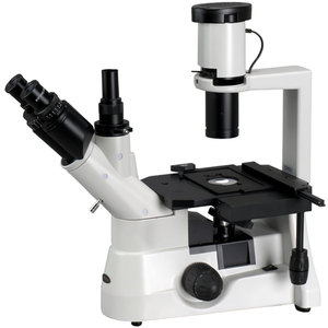 Microscope trinoculaire inversé 40x-800x à contraste de phase, longue distance de travail - Product Image 2