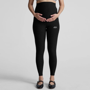 Custom Maternity Leggings High Waist Pregnancy Yoga Pants Stretchy Breathable Soft Cotton Spandex Activewear Comfortable Belly - Product Image 3