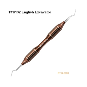 Excavateur dentaire manuel ergonomique 129/130 à motif anglais en acier inoxydable par Roboz Tech Pakistan - Product Image 2