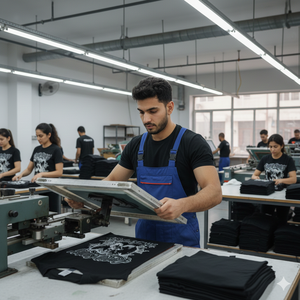 2026 New Factory Wholesale Men 100% Cotton <b>Acid</b> Washed <b>Drop</b> Shoulder Oversized Graphic T-Shirt For Men - Product Image 2