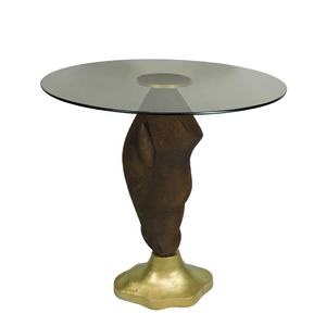 Juego de 2 mesas auxiliares de metal de aluminio, muebles de sala de estar modernos de forma cuadrada, mesas auxiliares de sofá decorativas - Product Image 2