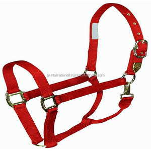 Chaîne réglable en acier inoxydable pour cheval, licou de cuisse à double couche, licou cousu, en Nylon, robuste, réglable - Product Image 6