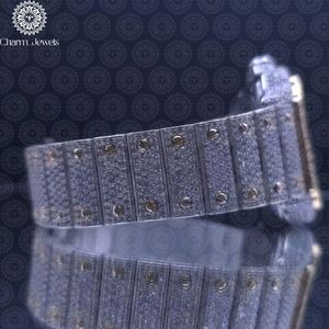 Charm_Jewels Women's Luxury Stainless Steel <b>Watch</b> 38mm Round Analog Quartz Sapphire Crystal Folding Clasp - Product Image 2