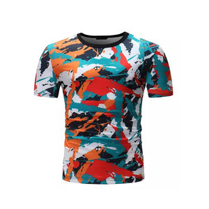 T-shirts personnalisés pour hommes, imprimés en sublimation 3D, t-shirts graphiques respirants à manches courtes, t-shirts vintage pour hommes en sublimation - Product Image 1