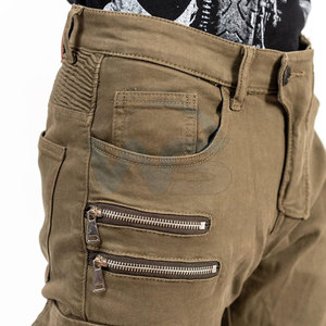 Pantalon de moto pour homme WASI SPORTS - Tissu respirant en polyester/nylon, coupe confortable, fermeture à boutons, poches pratiques pour tous - Product Image 4