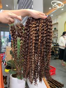 Offre Spéciale 100% cheveux Remy vietnames non transformés tissage lâche vague profonde boucles rebondissantes et cheveux humains de haute qualité - Product Image 6