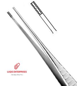 Brown Tissue Forceps Delicate Teeth Scraper End Surgical Instrument Stainless Steel Precision Medical Forceps - Product Image 2