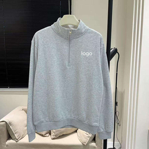 Sudadera con Capucha de Forro Polar Beige para Hombre, Corte Holgado, Informal, con Bolsillos, Manga Larga, para Invierno - Product Image 4