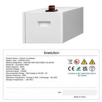 Batterie de stockage d'énergie solaire au lithium-fer empilable pour usage domestique LIFEPO4 10kW 10kWh-30kWh kg