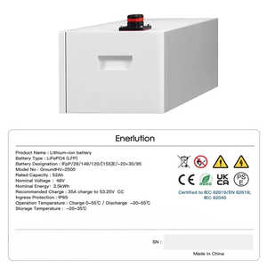 Batería de Almacenamiento de Energía Solar de Litio Hierro Fosfato LIFEPO4 de 10kW 10kWh-30kWh, Paquete para Uso Doméstico, Stock en Alemania, UE - Product Image 6