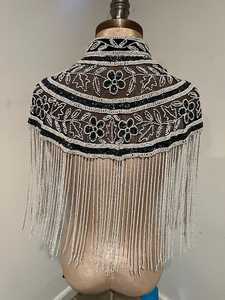 Sexy Belly Dance Sequin Tassel Party Bra <b>Top</b> Women Dance Performance Bead Rhinestone Fringe Crop <b>Top</b> <b>Festival</b> Clubwear Polyester - Product Image 5