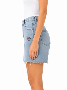 Shorts de Mezclilla para Mujer, Última Moda, Jeans Casuales con Costuras Resistentes, Ajuste Cómodo, Shorts de Mezclilla con Bolsillos para Ropa Urbana - Product Image 4