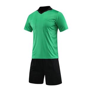Maillot de football vert pour homme à col en V avec poches et short noir, anti-humidité, coupe classique, toutes saisons, vêtements de sport pour adulte - Product Image 4