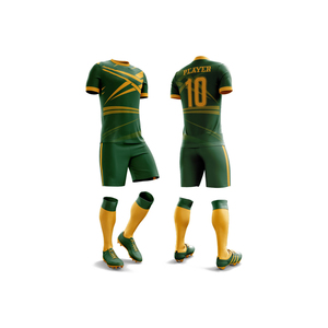 Tenue de football personnalisée de haute qualité 100% polyester, sublimation, maillot de football unisexe, ensemble de vêtements de football pour les clubs - Product Image 4