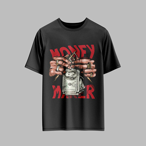 Camiseta Gráfica Oversize para Hombre, Estilo Streetwear, Algodón Lavado Ácido, con Estampado de Anime, Hombros Caídos, Corte Holgado, Casual - Product Image 1