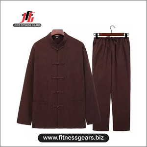 Uniforme de Kung Fu Tradicional OEM de Alta Calidad en Venta, Diseño Personalizado, MOQ Bajo, Conjunto de Kung Fu Ligero de Artes Marciales, 100% Algodón, Ajustado - Product Image 4