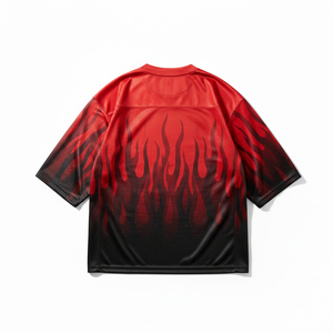Manufacturer American Football Jersey Custom Sublimation Printing Elastic V Neck <b>Men</b> Youth Training Game Practice Uniform - Product Image 2