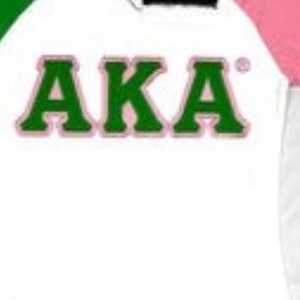 Aka เสื้อกำมะหยี่สีขาวสีเขียวชมพูแบบพรีเมียมเสื้อผู้หญิงปักลายตัวอักษรกรีกเสื้อลำลองคุณภาพสูง - Product Image 2