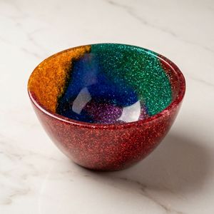 Bol à dessert en résine fait main, bol à glace de qualité supérieure, bol décoratif pour collations, bol à fruits, bol à céréales, vaisselle moderne - Product Image 2