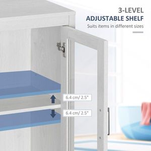 Mobiletto Moderno ed Ecologico per Bagno, Salvaspazio, in MDF, PVC e Metallo, per Soggiorno e Hotel - Product Image 3
