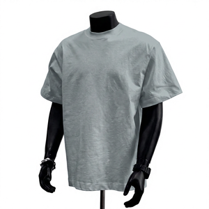 เสื้อยืดแขนสั้นผู้ชาย สีขาว ผ้าฝ้าย ทรงปกติ คอกลม แบบลำลอง ผ้าเจอร์ซีย์ถัก สีพื้น ดีไซน์เรียบ - Product Image 6