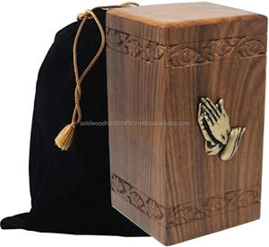 Urna de Madera Hecha a Mano para Cenizas de Adultos, Urnas Funerarias Humanas, Urnas de Entierro de Alta Calidad - Product Image 1