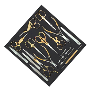 2026 High Quality 7-in-1 Stainless Steel Manicure Kit OEM Cheap Pedicure Nail Clippers and Grooming Set Beauty <b>Box</b> Packed - Product Image 2