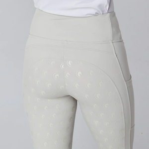 Leggings de equitación para mujer en oferta, ropa ecuestre hecha a medida, pantalones de montar con asiento completo de spandex, pantalones de carreras Jodhpur con laterales elásticos. - Product Image 3
