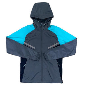 Veste de sport pour homme personnalisée, respirante, à séchage rapide, coupe-vent, fitness, jogging, logo, athlétique, en toile, à capuche, imperméable - Product Image 4
