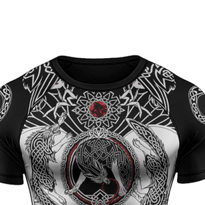 Camiseta de compresión al por mayor, Rashguard sublimado de manga larga, Rashguard BJJ personalizado para hombre, Servicio OEM, Personalizado - Product Image 6