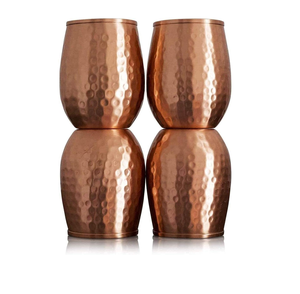 Tasses et gobelets en cuivre pur faits à la main, tasses Julep et gobelets Mule - Product Image 6