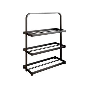 <b>Slim</b> Vertical <b>Shoe</b> <b>Rack</b> Four Tier Organizer Tall Space Saving Design Strong Stable Frame Modern Entryway Storage Stand - Product Image 5